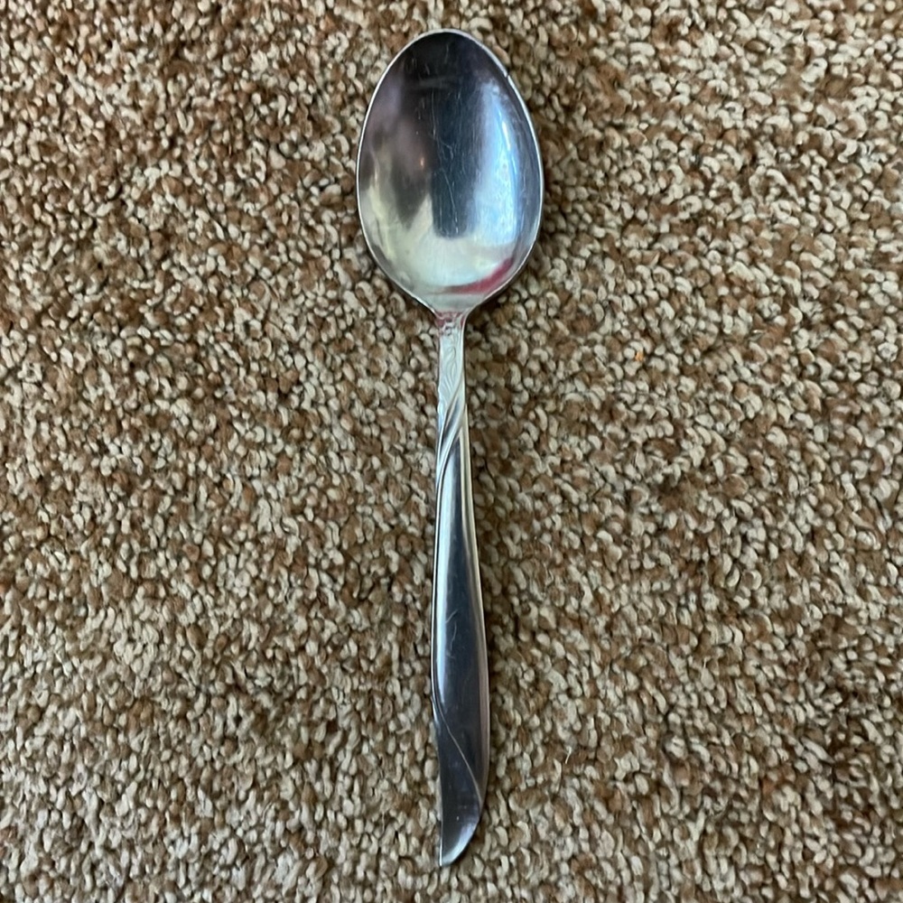 VTG Nasco Stainless Steel Swirl Handle teaspoon Japan